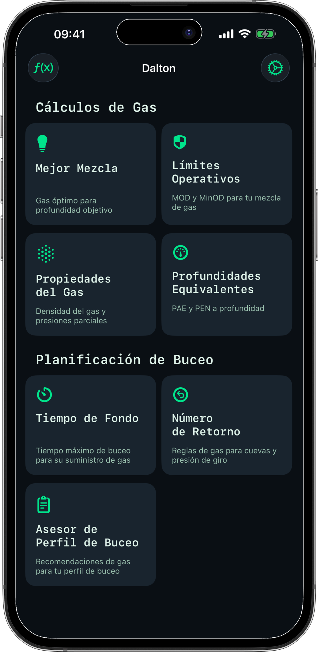 Cuadricula de herramientas de Dalton